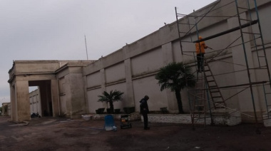 Avanzan las obras de mejora en el cementerio local