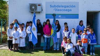 Con un emotivo acto, Olascoaga celebró su 142º aniversario