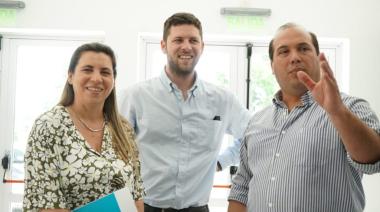 Autoridades provinciales visitaron la obra del Centro de Salud Mental