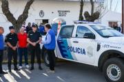 Barenghi entregó un patrullero en Mechita y destacó la “baja del delito”