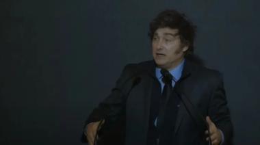 Milei calificó como "una opereta" el escándalo de los audios de las coimas