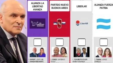 La Junta Electoral rechazó reimprimir boletas y los bonaerenses verán la cara de Espert