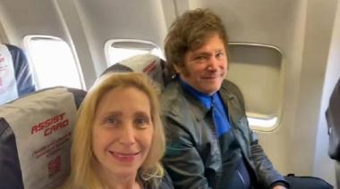 Milei partió a Roma y estará diez días de gira por Europa