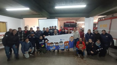 Bomberos de Quiroga: charla sobre TEA, CEA y TGD