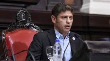 Kicillof pidió autorización para endeudarse y suspender deudas municipales