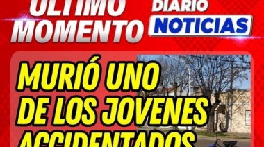 Murió otro vecino al chocar en moto
