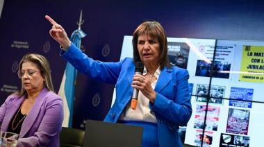 Bullrich reivindicó la represión y acusó a manifestantes de querer “desestabilizar”