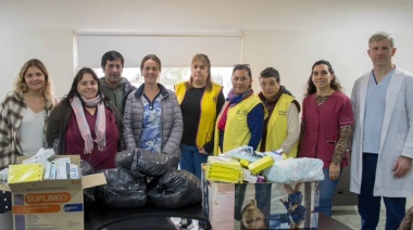 Leones y Rotary hicieron entrega de medicamentos al Hospital de Casares