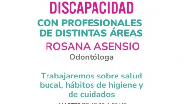 Continúa el ciclo de charlas para personas con discapacidad