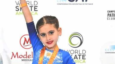 Una nuevejuliense se consagró subcampeona Panamericana de Patín Artístico