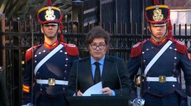 Acto por Malvinas: Milei dijo que el objetivo es que “los malvinenses quieran ser argentinos”
