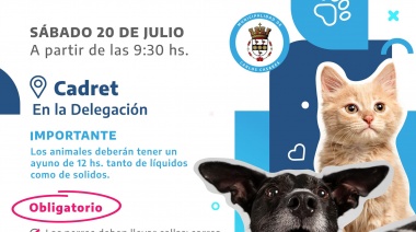 Zoonosis: castración en Cadret