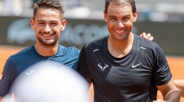 Mariano Navone juega con Rafael Nadal en cuartos de final de Bastad