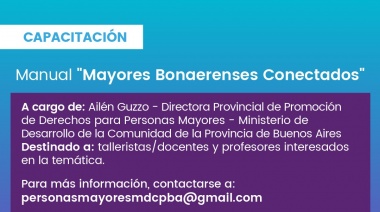 Capacitación para asesorar a adultos mayores