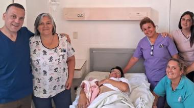 Alba Margarita es la primera nuevejuliense nacida en 2025