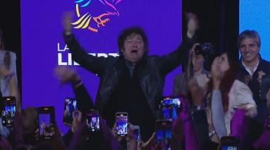 Milei eufórico en CABA: “Hoy se pintó de violeta el bastión amarillo”