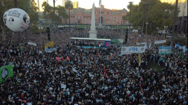 Qué dice el documento que se leyó en la Marcha Federal Universitaria