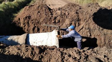 Avanzan en Nueve de Julio las tareas de reparación en los caminos rurales