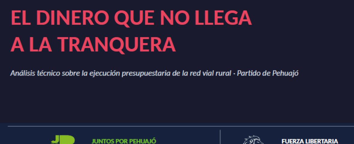 Concejales opositores presentaron un informe y cuestionan el destino de la Tasa Vial Rural en Pehuajó