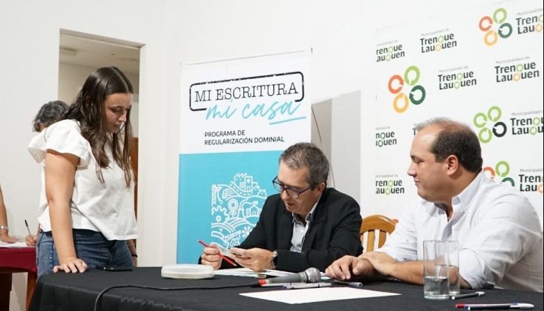 Este miércoles se realizará un acto de firma de 135 escrituras