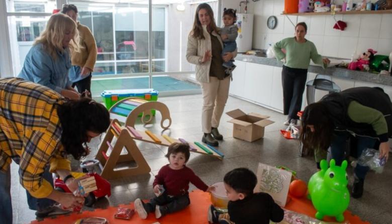 Donaron juegotecas a los Centros de Desarrollo Infantil casarenses