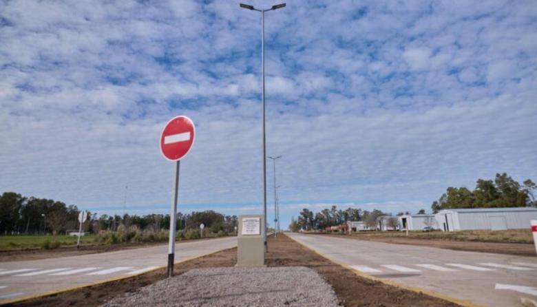 Stadnik inauguró las obras del nuevo acceso Oeste de Carlos Casares