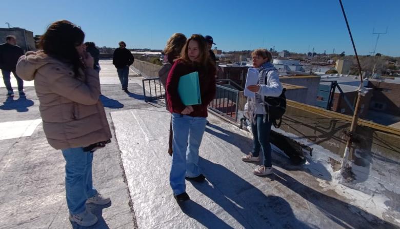 Toman impulso las obras edilicias en la ex Escuela de Comercio