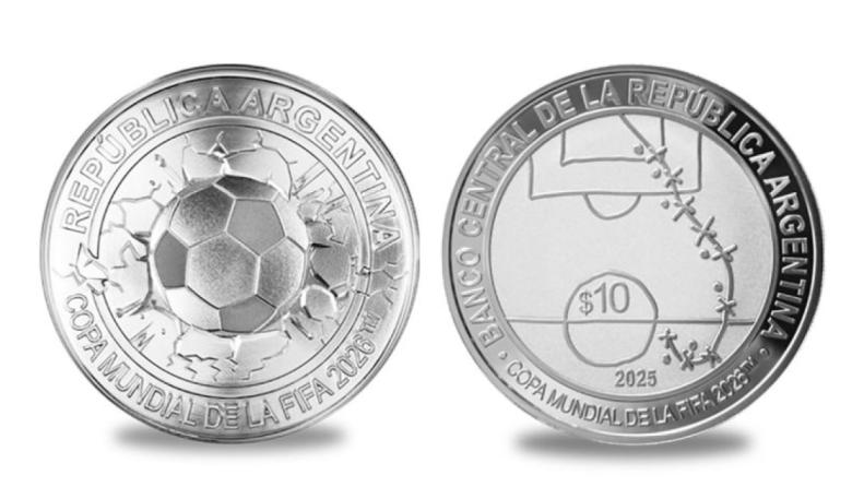 Nueva moneda homenajea el gol de Maradona a Inglaterra en México 1986