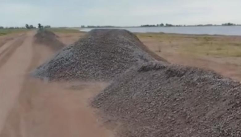 El intendente Zurro recorrió las obras en las inmediaciones de La Salada