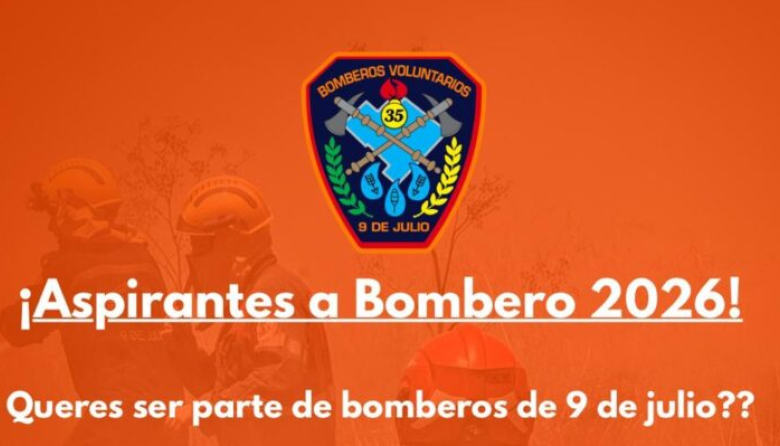 Bomberos Voluntarios abre la inscripción para Aspirantes en ambos sexos