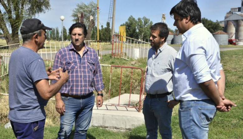 Vidal recorrió obras en marcha y planificadas para ejecutar este año