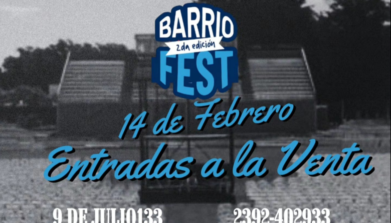 Barrio Alegre celebra su 84° aniversario con la segunda edición del "Barrio Fest"