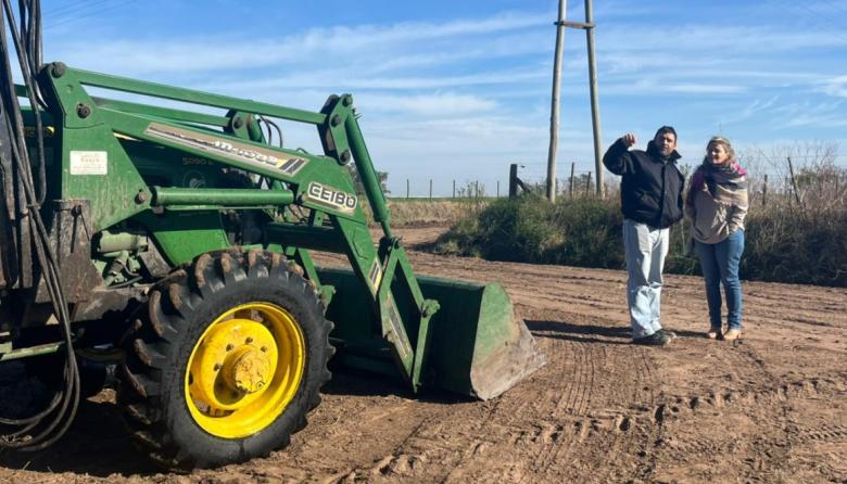 Gentile anunció un plan maestro de caminos rurales para el distrito