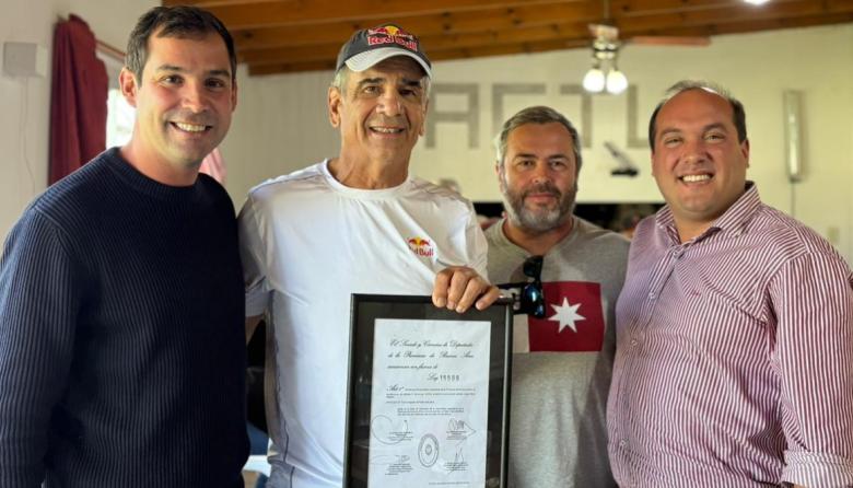 Distinguen al casarense Malatini como personalidad destacada de la Provincia