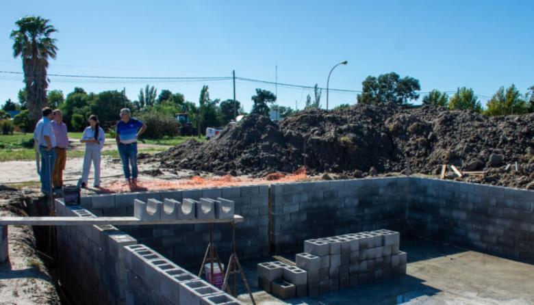 Avanza la obra de red primaria de agua potable en la Chacra 287