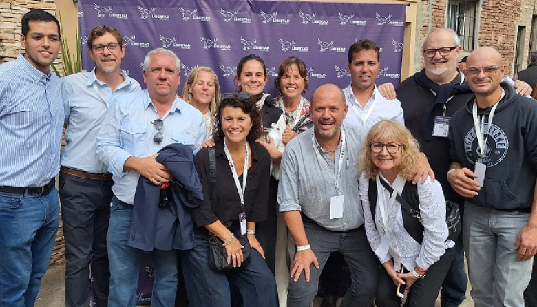 Dirigentes de Pehuajó presentes en el encuentro de La Libertad Avanza en Suipacha