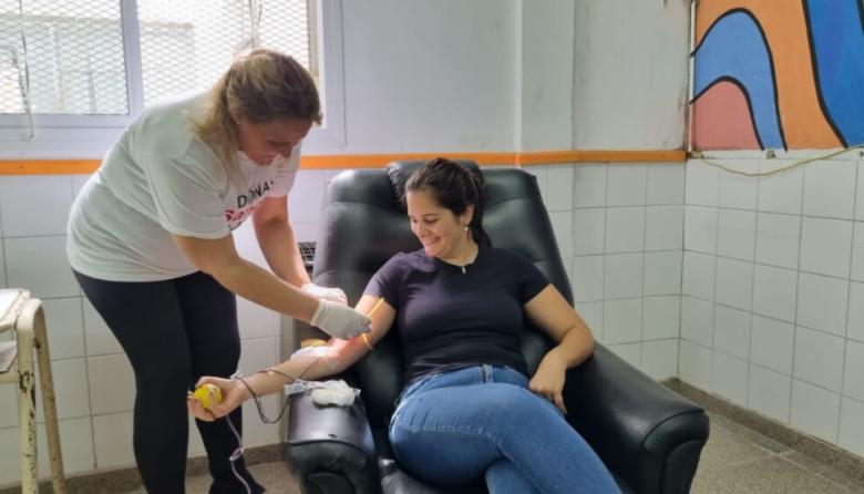 Realizan jornada de donación de sangre en Carlos Casares