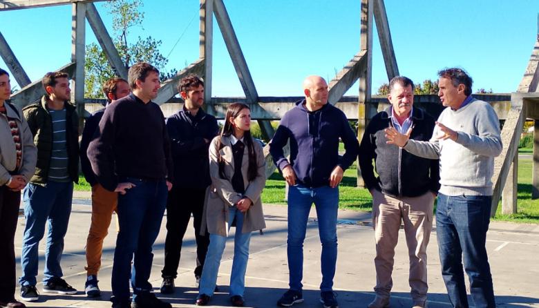 Katopodis recorrió obras en Bragado y confirmó avances para el Polideportivo