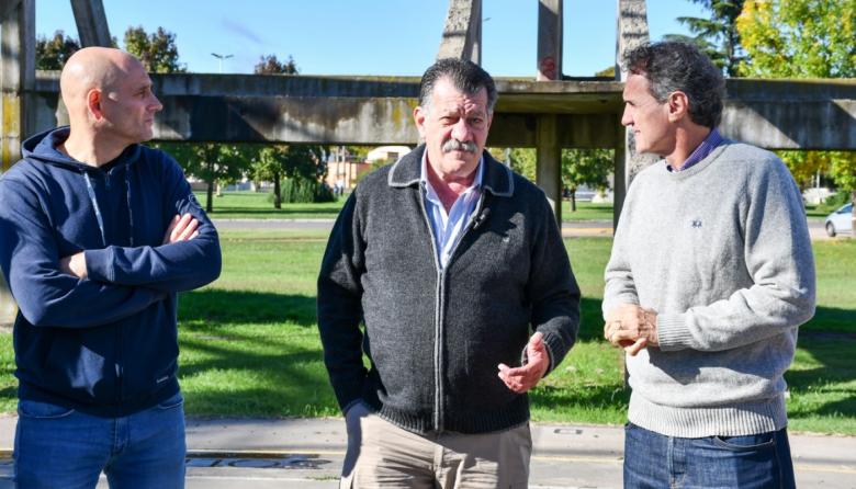 Barenghi confirmó el respaldo provincial para el Polideportivo