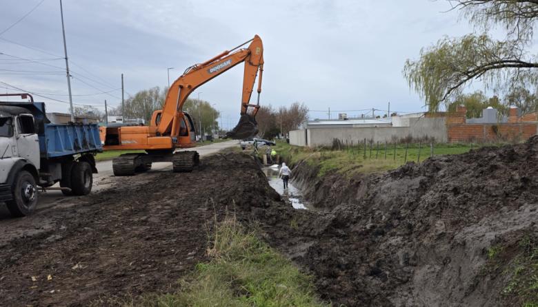 Comenzó un nuevo tramo del Plan Casares 100% Desagües Pluviales