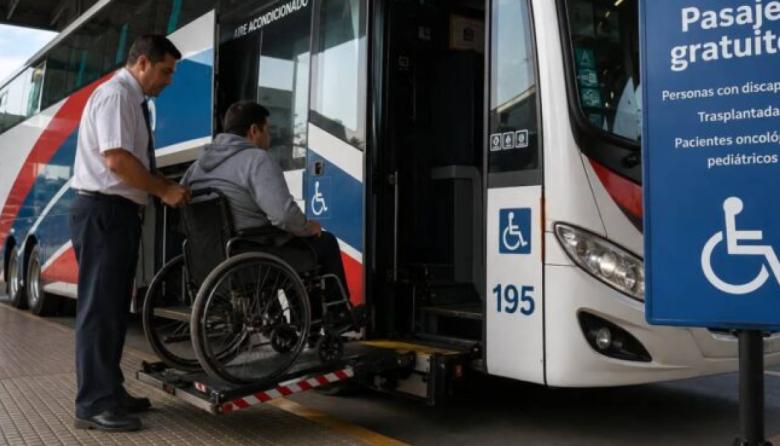 Las personas con discapacidad podrán viajar gratis sin presentar el CUD