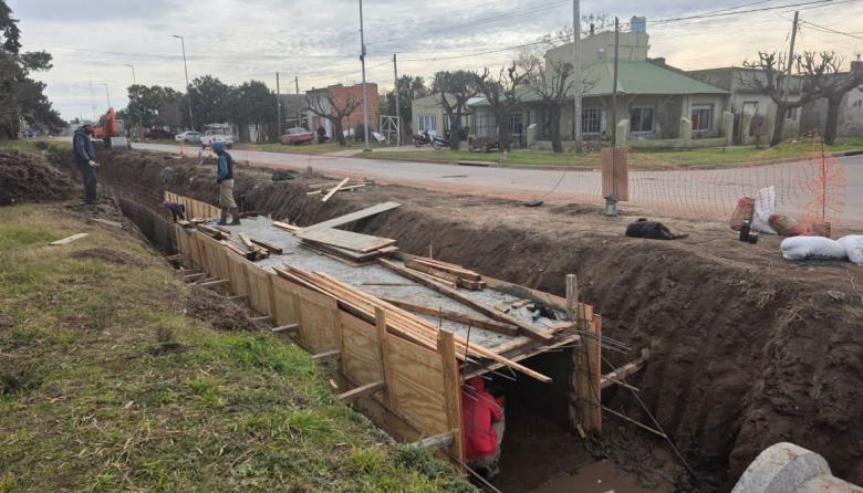 Avanzan las obras del Plan Carlos Casares 100% Desagües Pluviales