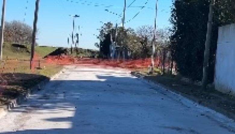 Avanza una nueva obra de pavimentación en el barrio Belgrano