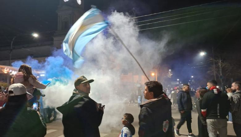 Bragado también agradeció a la Selección argentina en el centro