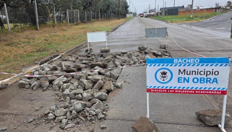 Continúan en Carlos Casares los trabajos del Plan de Bacheo 2026/27