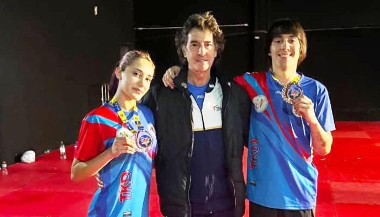 Dos jóvenes taekwondistas nuevejulienses subieron al podio en Brasil