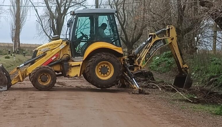 Mantenimiento de desagües pluviales en Cadret