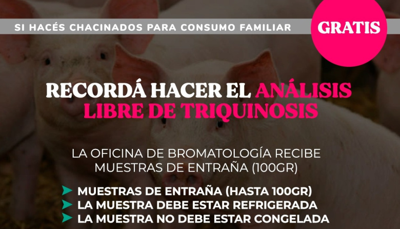 Análisis gratuito de triquinosis