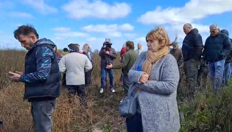 Productores se movilizaron por el "deterioro" del puente del Canal Mercante