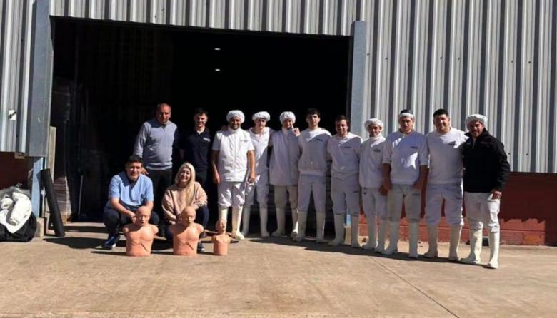 Realizan capacitación en RCP y primeros auxilios en la fábrica Vaquero